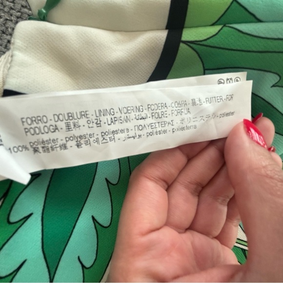 Zara Green Printed Mini Skirt – Size Small (Brand New, No Tag) - Picture 10 of 12